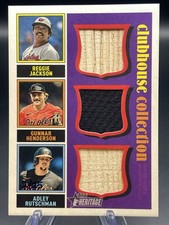 2025 Topps Heritage Clubhouse Collection Triple Relic Game Used  #02/25