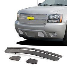 Fits 2007-2014 Chevy Tahoesuburbanavalanche Chrome Billet Grille Insert Combo