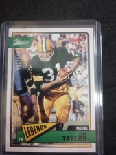 2018 Panini Classics - Legends Jim Taylor #156 Red Back /299