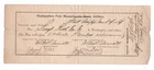 1864 CIVIL WAR PASS - 1st Massachusetts Artillery - Ft Whipple by Washington DC