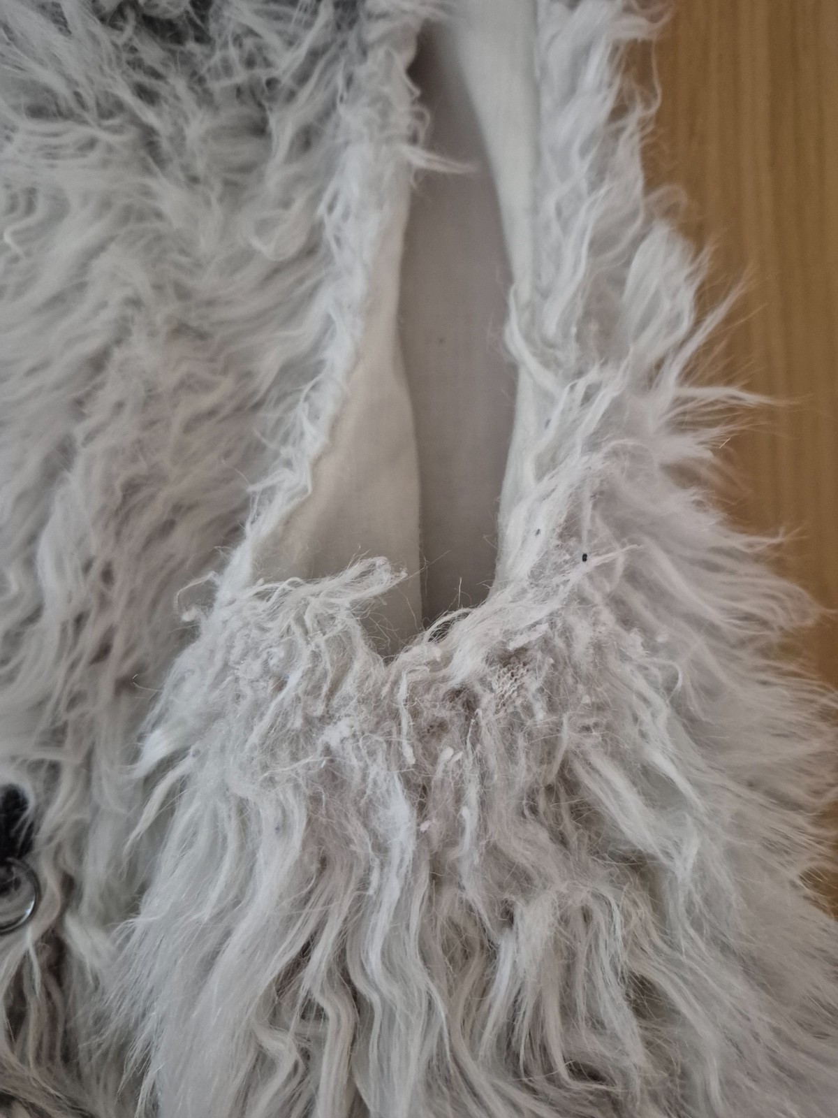 Faux Fur Gillet, Black Jacket and Scarfs & Black ear muffs Job Lot Size S - M thumbnail 4