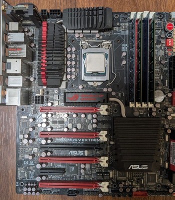 ASUS Maximus V Extreme LGA 1155 Intel Z77 Gaming Motherboard With I7 And Ram