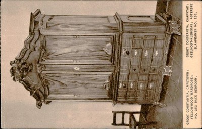 Postcard Groot Constantia Yellowwood Wardrobe Postcard
