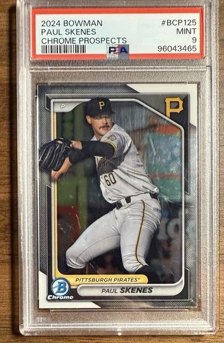 2024 Bowman Chrome Prospects Paul Skenes #BCP-125 PSA 9