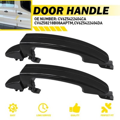 Fit 2014-2018 Ford Transit Front Connect Rear RH Back Exterior Door Handle 2PCS