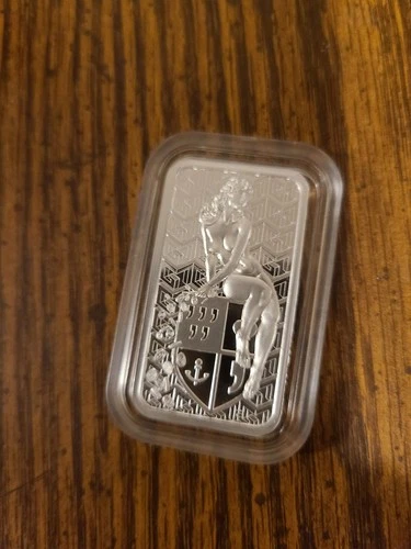 2025 Fors Fortuna 1oz .9999 Silver Bar  Le Grand Mint High Relief Proof-Like COA