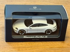 Minichamps 1/43 Porsche Genuine Taycan Turbo S White