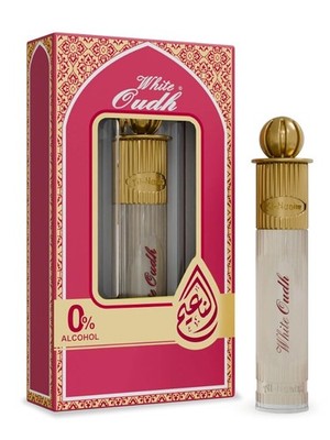 Al-Nuaim Unisex ''White Oudh''Non-Alcoholic Attar Roll-On (8 Ml)