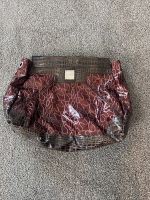 Miche Prima Handbag Bag Textured Red Shell Drew No Tag new  Large
