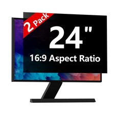   2-Pack  24 Inch Computer Privacy Screen for 16:9 Monitors with Anti-Spy Anti...