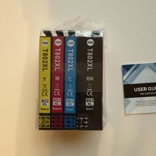 4PK 802XL Ink Cartridges For Epson WorkForce Pro WF-4720 WF-4730 WF-4734 WF-4740