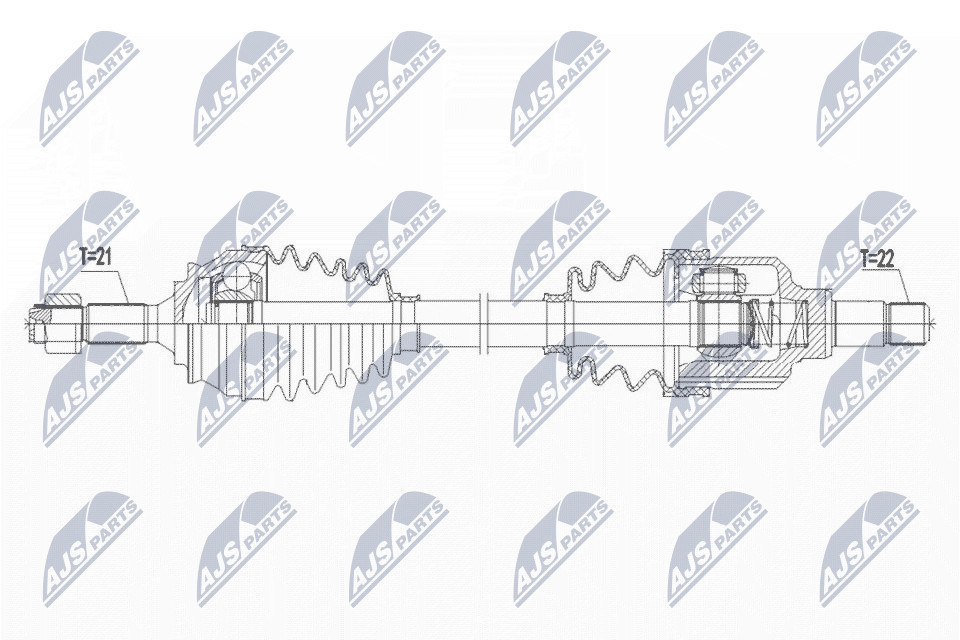 Fits NTY NPW-PE-075 DRIVESHAFT ⭐UK Stock⭐ - Image 9