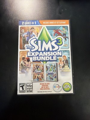 The Sims 3 Double Expansion Pack Bundle Generations And World Adventures PC/Mac