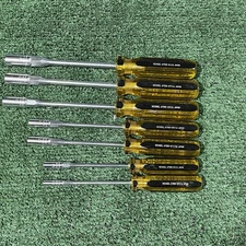 Vintage VESSEL Japan 6700-H 7 piece Nut Driver Set 3/16" - 1/2"