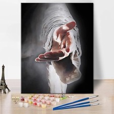 Paint by Number for Adults and Kids - Jesus Religion God Christian Oil Painting