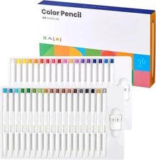 Kaco KALOR 36 Premium Color 1 Count (Pack of 36), 36 Colors Assorted 