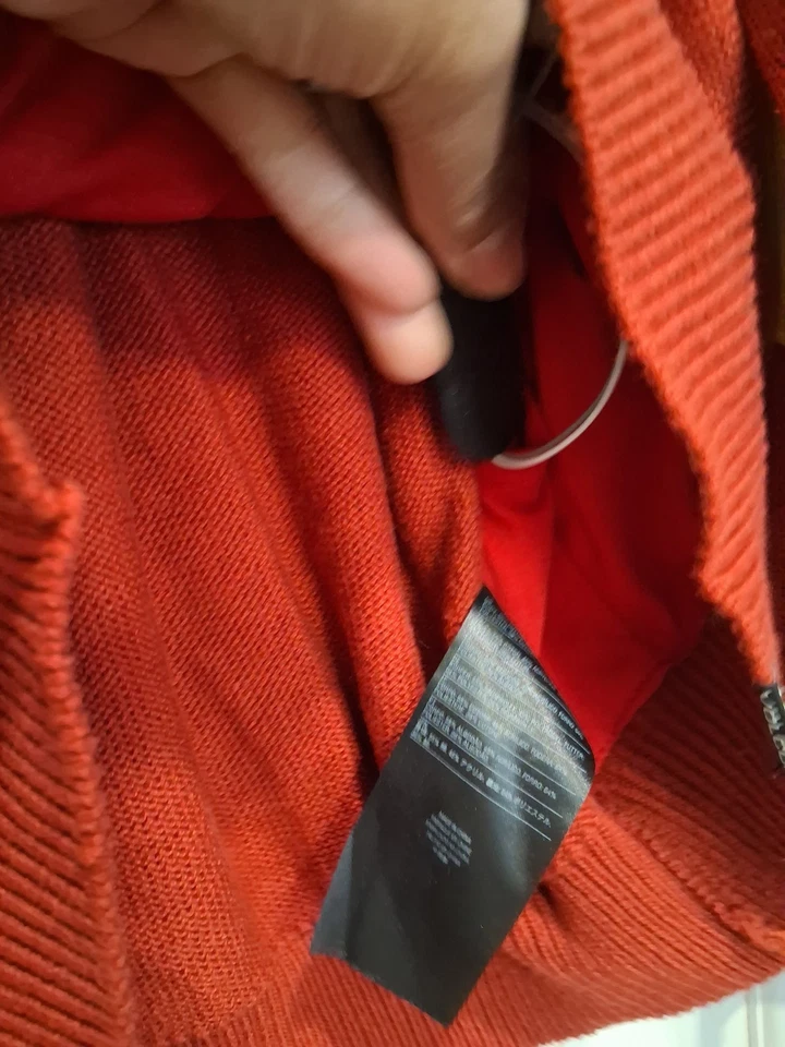 Volcom Men’s Christmas Sweater LED Lights Tree Fire Graphic Medium Red - Image 4 of 4