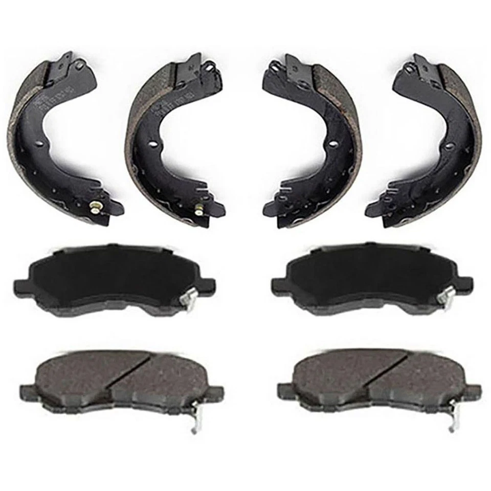 OE Front Rear Brake Pads Drum Shoes for 2003 2004 Mitsubishi Outlander 2.4L - Image 2 of 4