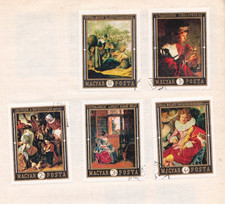 Hungary 1969 lot of 5 stamp Mi#2556-2560 used - Pictures from the Netherlands