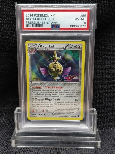 Aegislash graded PSA 8 for sale on eBay