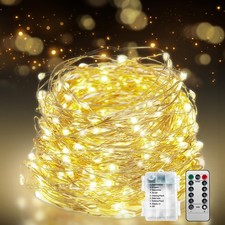 Best 200 LED 67Ft Fairy Lights Battery Operated with RemoteWaterproof String for