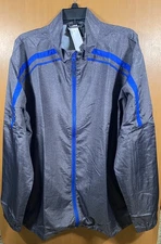 NWT Men’s Holloway Raider Light Weight Jacket Size XL Gray w/Blue $39.80 RTL