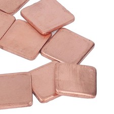 20 Pcs Copper Heat Sink 15x15mm Strong Conduction Fast Dissipation Computer GPU