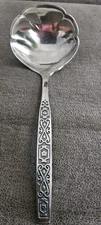 Oneida Deluxe SPANISH MOOD Stainless Steel 8” Large Fork & Slotted Spoon