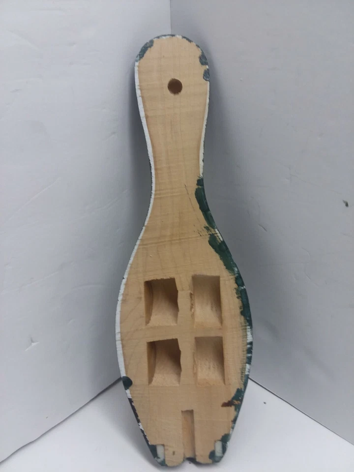 Philadelphia Eagles 1/2 bowling pin wall hanger custom made - Image 4 of 4