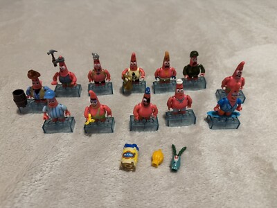 HUGE SpongeBob SquarePants Lot-PATRICK STAR Mega Bloks Figures (12+)