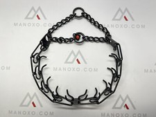 HS HERM. SPRENGER GERMANY Black Stainless Steel Prong Dog Training Col