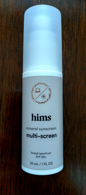 3 x Hims Mineral Sunscreen SPF 50+ Multi- Screen 1.0 fl.oz/30 ml Each