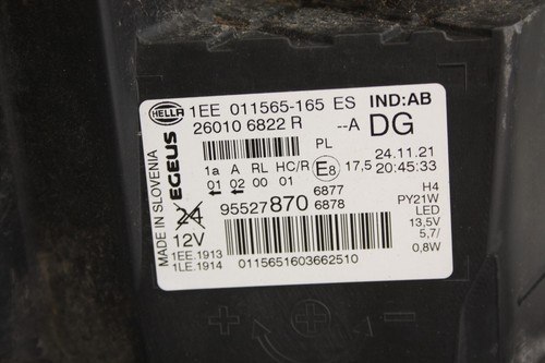 Faro Lateral Derecho Vauxhall Vivaro 95527870 Original - Imagen 16 de 21