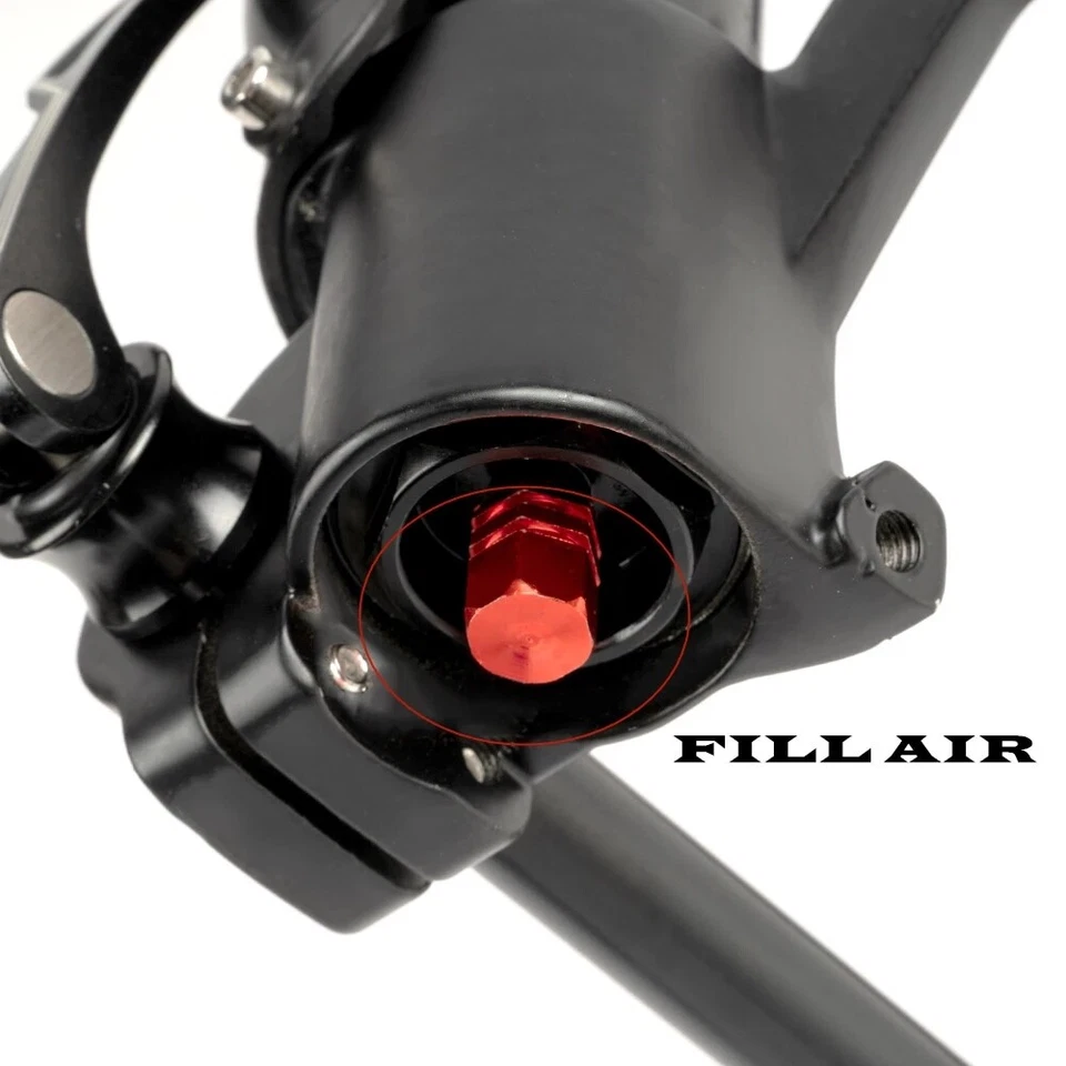 EBike MTB Downhill Mountain Air Suspension Fork 150*15mm Axle Dual Brake 26*5.0 - Image 3 of 4