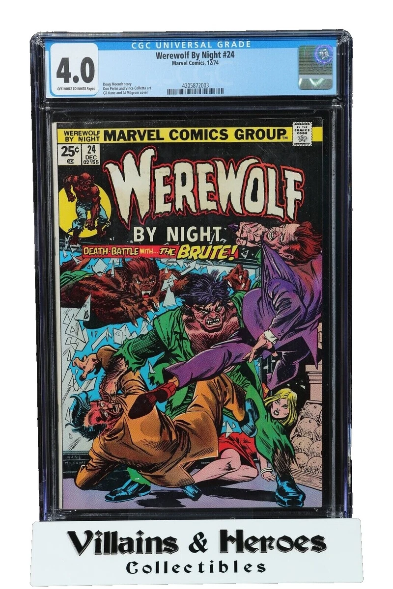 Werewolf by Night Certified Guaranty Company (CGC) Comics, Graphic