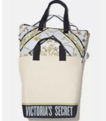 Victoria's Secret Bags | Nwt Victoria Secret Tote Bag with Cooler | Color: Blue/Yellow | Size: Os | Velova's Closet