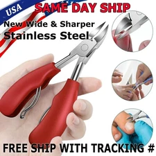 Toenail Clippers for Thick Ingrown Toe Nails Heavy Duty Precision Nail Scissor