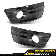 Fit For 09-2012 Audi Q5 Pair Of Front Bumper Fog Light Covers Grille Bezel New