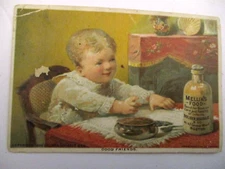 ANTIQUE MELLIN'S FOOD for INFANTS & INVALIDS ADVERTISING VICTORIAN TRADE CARD