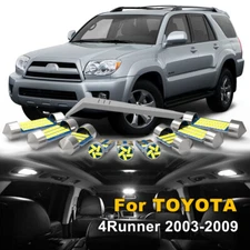 18x White LED Map Dome Interior Lights Package Kit For TOYOTA 4Runner 2003-2009 