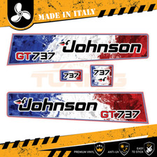 Decalcomania Adesivi Motore Fuoribordo Johnson GT 737 - FRANCE