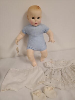VTG 1970'S GERBER BABY DOLL W/ TAG GOOGLY FLIRTY EYES ATLANTA NOVELTY 17