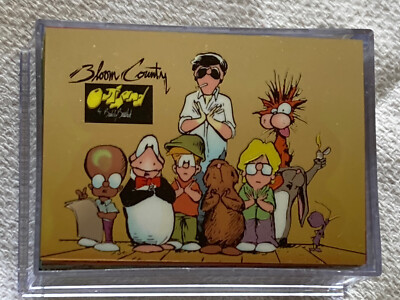 1995 Krome Bloom County Outland Cards Base Set NM 1-100 Etched Foil