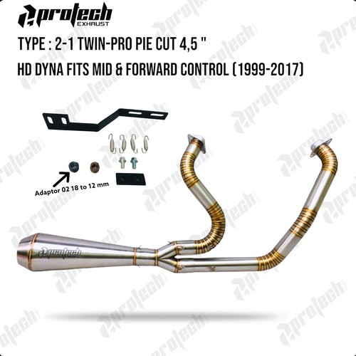 Auspuffrohre Harley-Davidson Dyna Super Glide Screamin Eagle Anniversary FXDSE2 - Bild 2 von 3