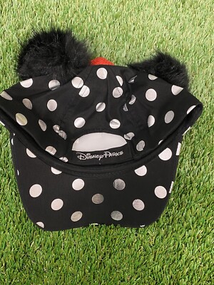 Disney Parks Minnie Pom Pom Silver Polka Dot Sequin Bow  display picture 1
