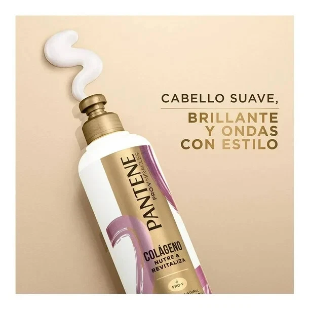 2 x PANTENE COLAGENO CREMA PARA PEINAR NUTRE HAIR FORMULA PRO VITAMINA 300ml - Image 2 of 3