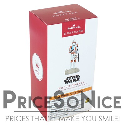 Hallmark Keepsake Ornament 2025 Execute Order 66, Star Wars: Revenge of the Sith