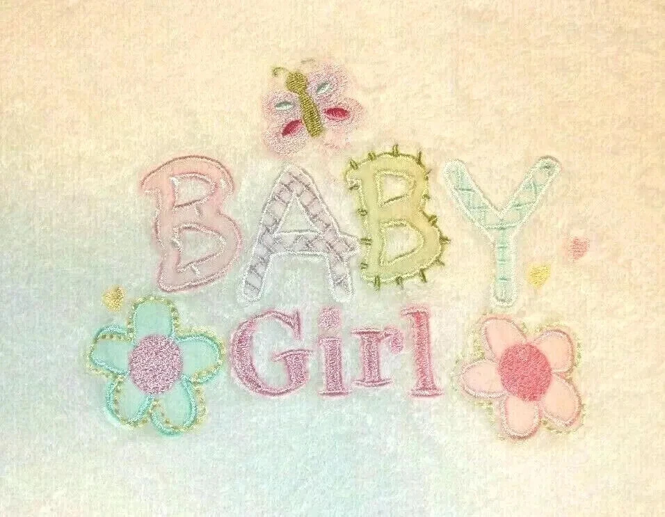 5D!¡GUAU! CIRCO Bebé Niña Mariposa Flores Felpa Sedosa Vellón Cuna Bebé Manta Foto 3 de 4