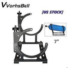 Black 7 Nitrous Oxide Nos Billet Single Bottle Holder Bracket For 10-15 Lb New