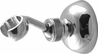 Duschkopf Wandhalterung Metall verstellbar Chrom Badezimmer Halterung Clip UK
